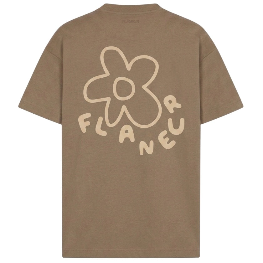 Flâneur Blossom T-shirt Bruin