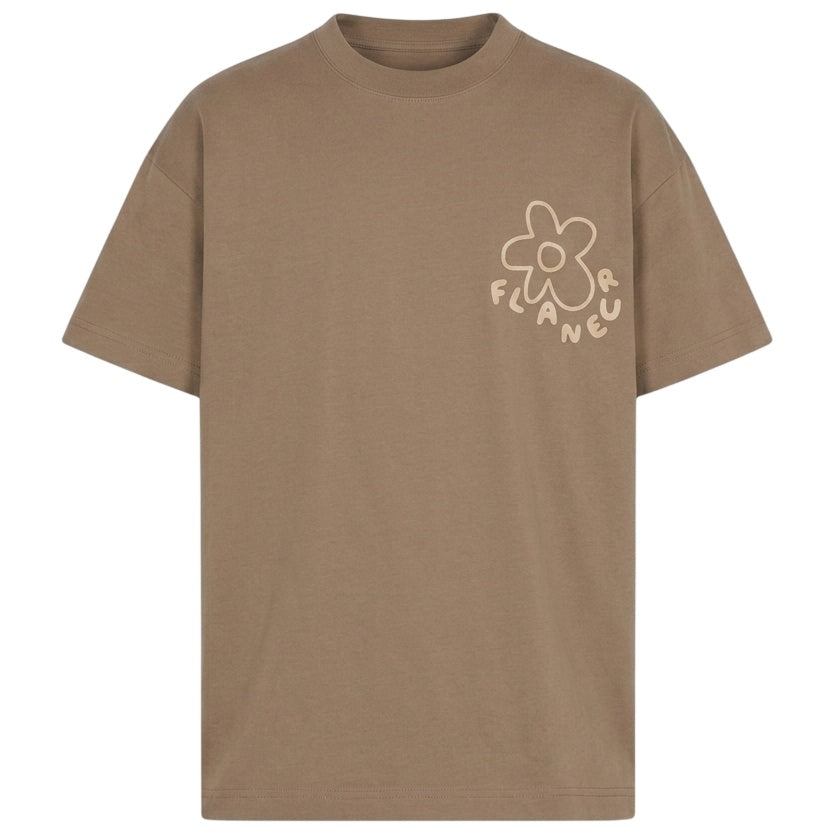 Flâneur Blossom T-shirt Bruin