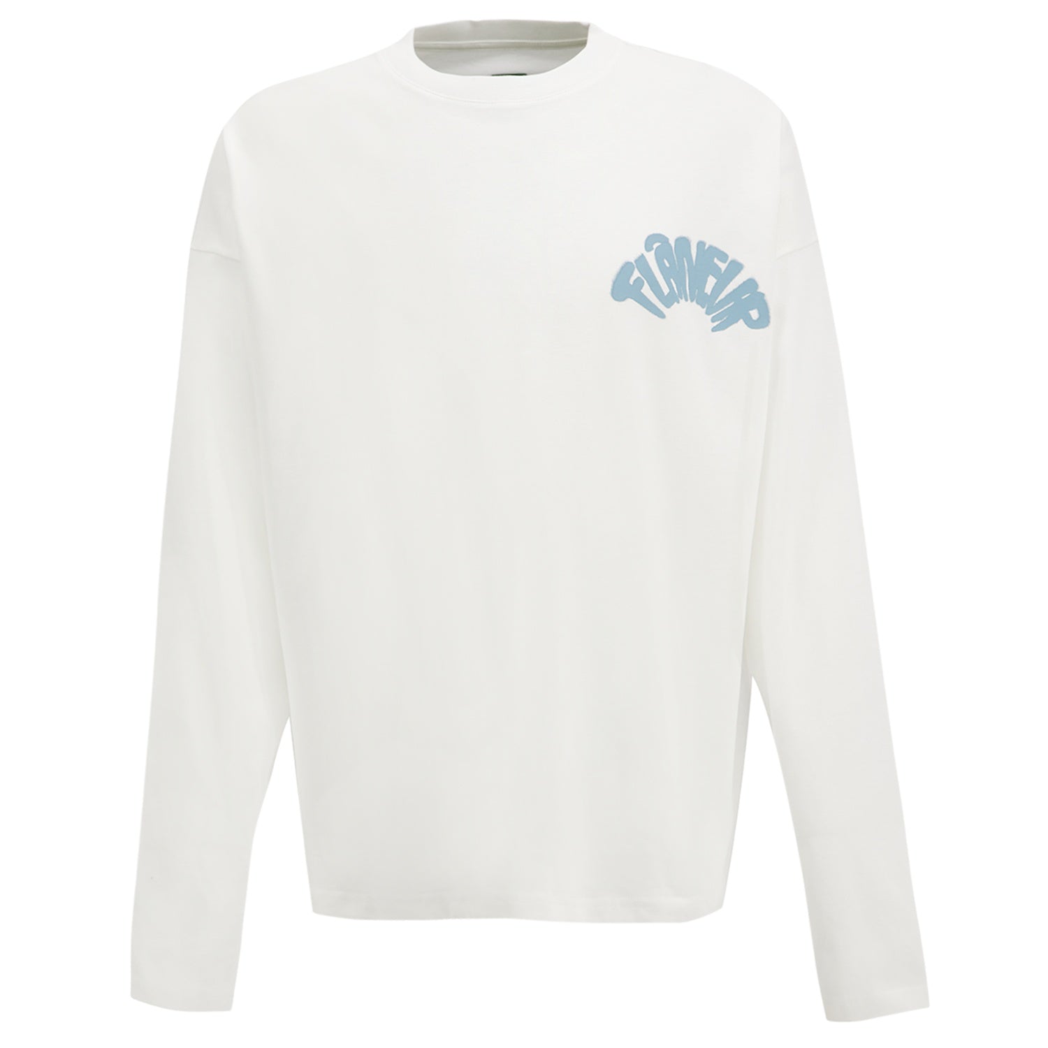 Flâneur Sounds Good Longsleeve T-shirt Wit
