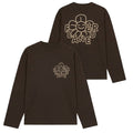 Flâneur Happy Flower Longsleeve T-shirt Bruin