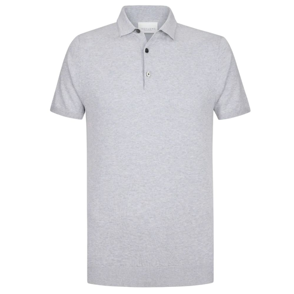 Profuomo Luxury Basic Polo Grijs