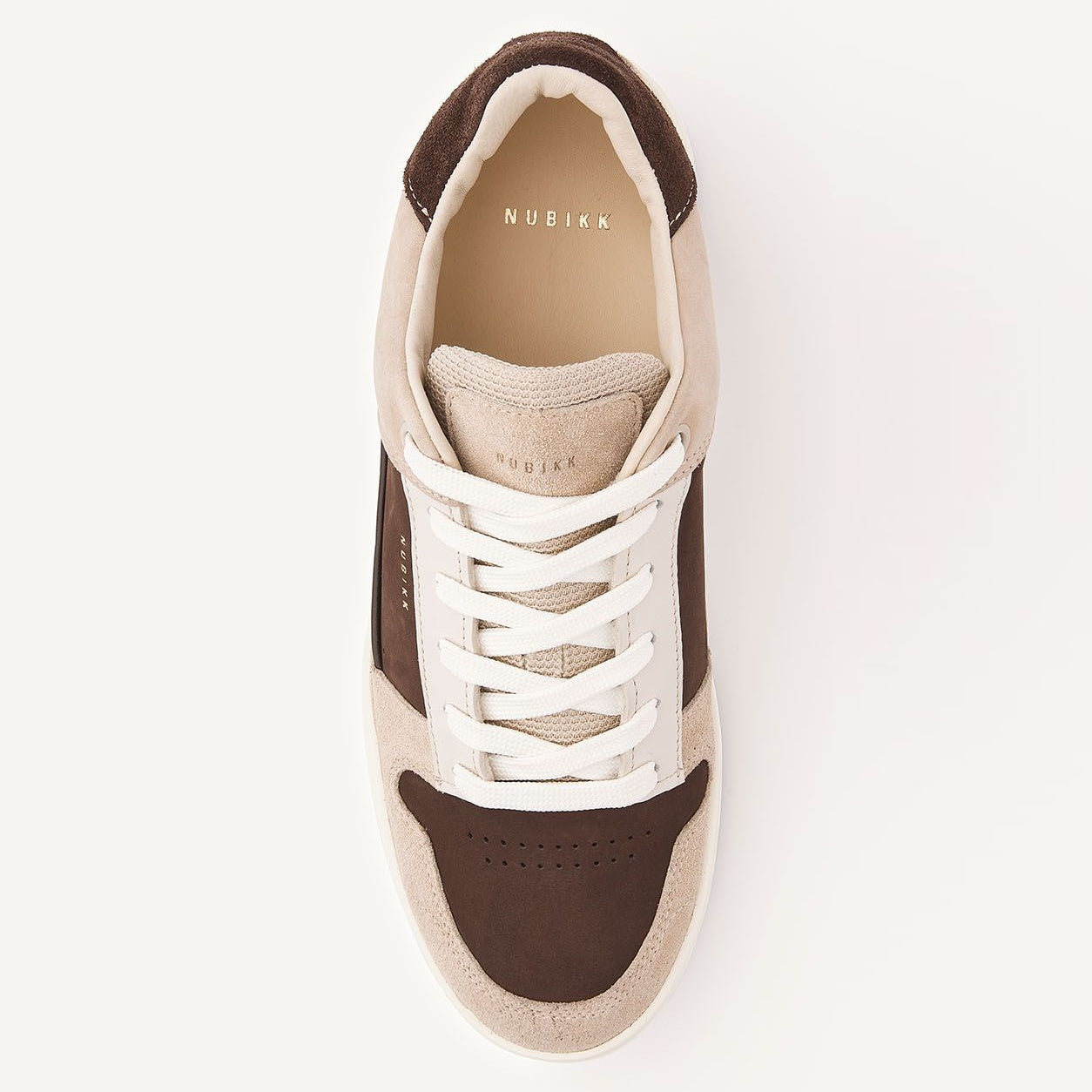Nubikk Basket Courtside Sneaker Bruin/Beige