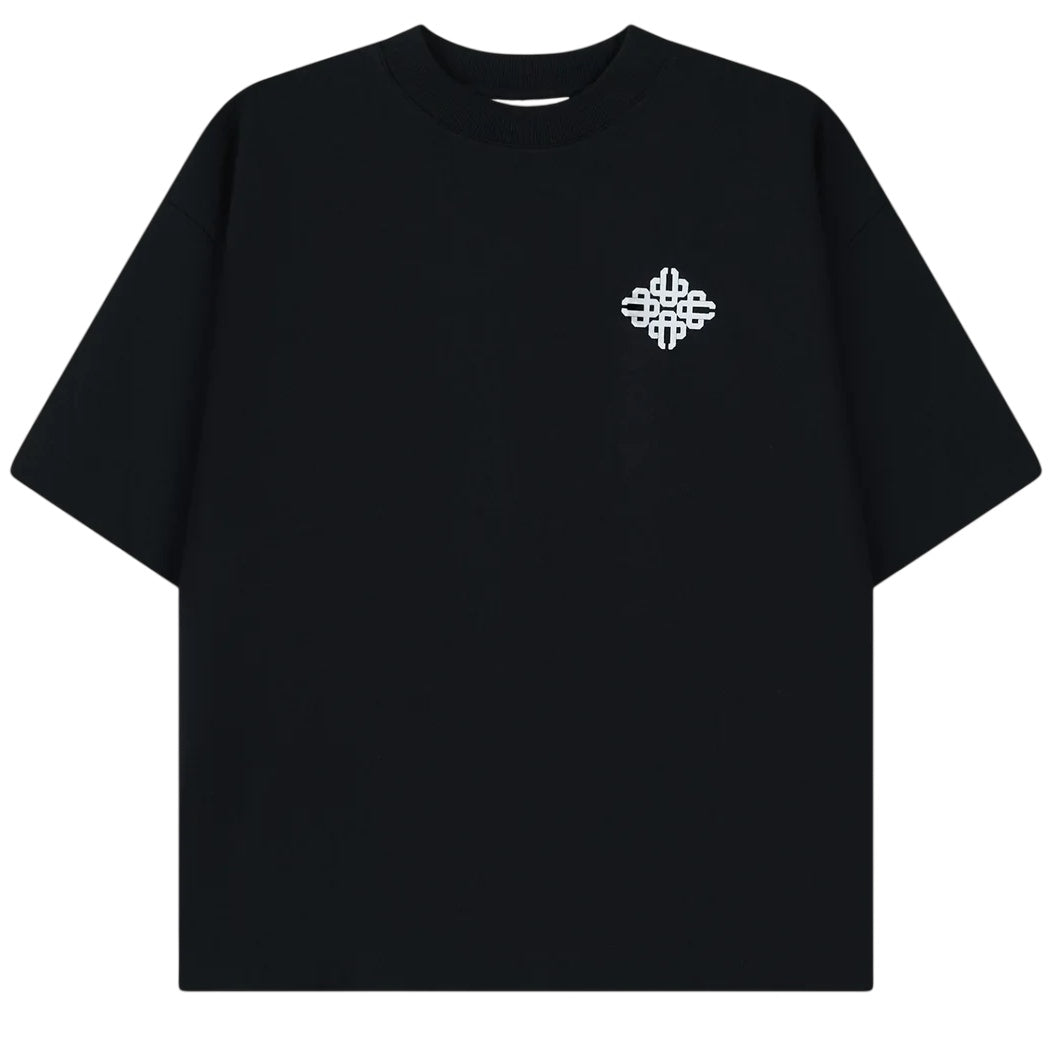 The Couture Club Puff Print Emblem T-shirt Zwart