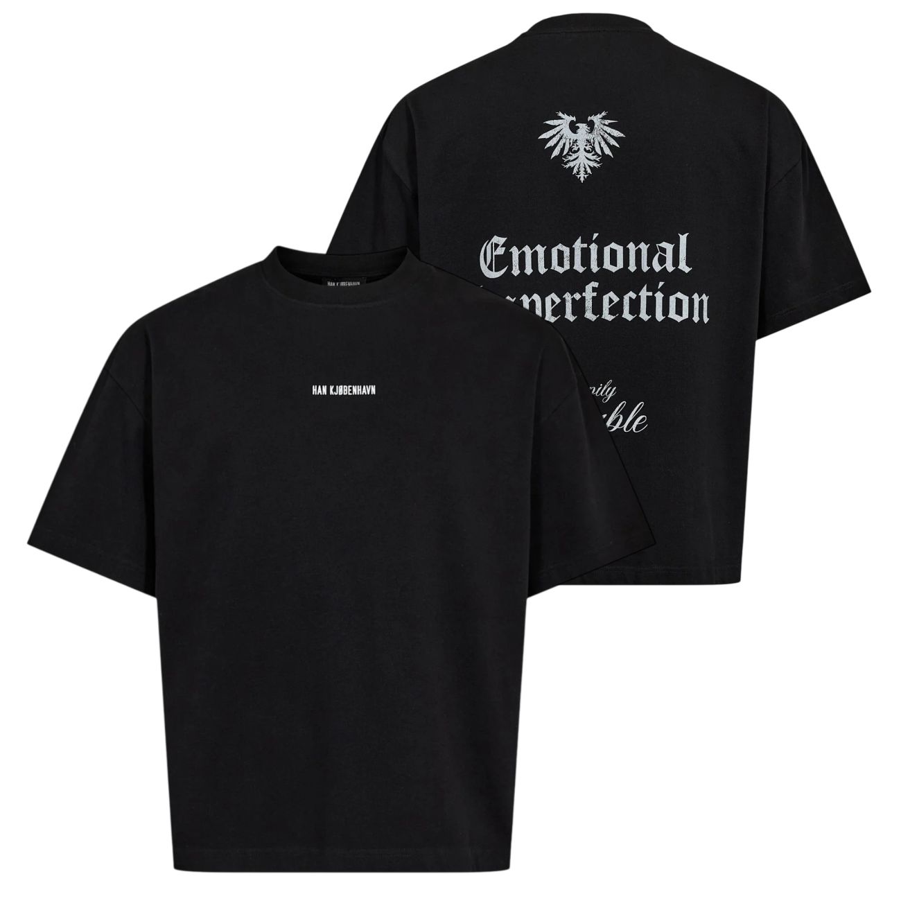 Han Kjøbenhavn Graphic Loose T-shirt Zwart