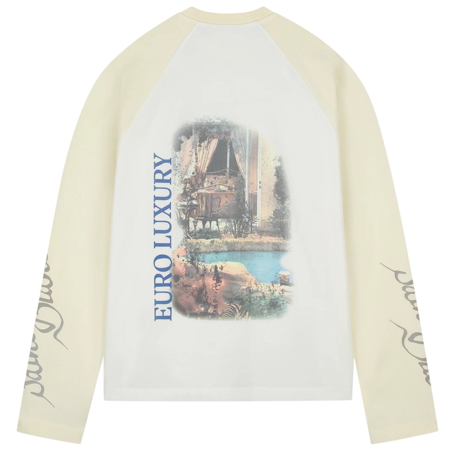 Saint Blanc Euro Luxury Raglan Longsleeve T-shirt Off White