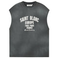 Saint Blanc Euro Luxury Sleeveless Top Zwart