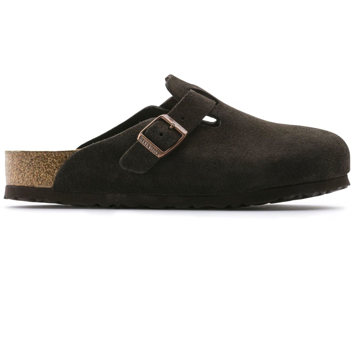 Birkenstock Boston Soft Pantoffel Bruin