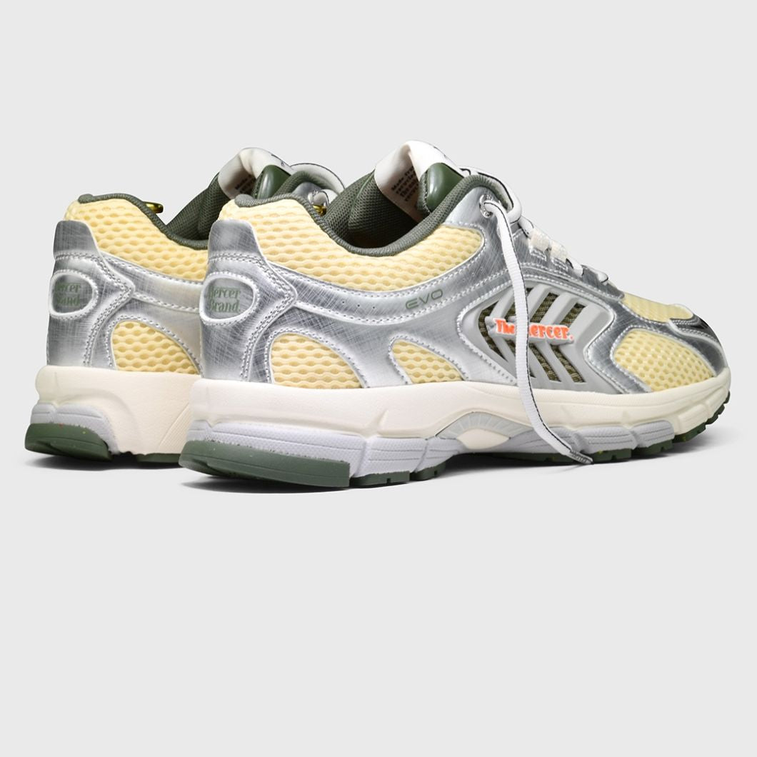 The Mercer Brand The Re-Run Evo Sneaker Grijs/Groen/Beige