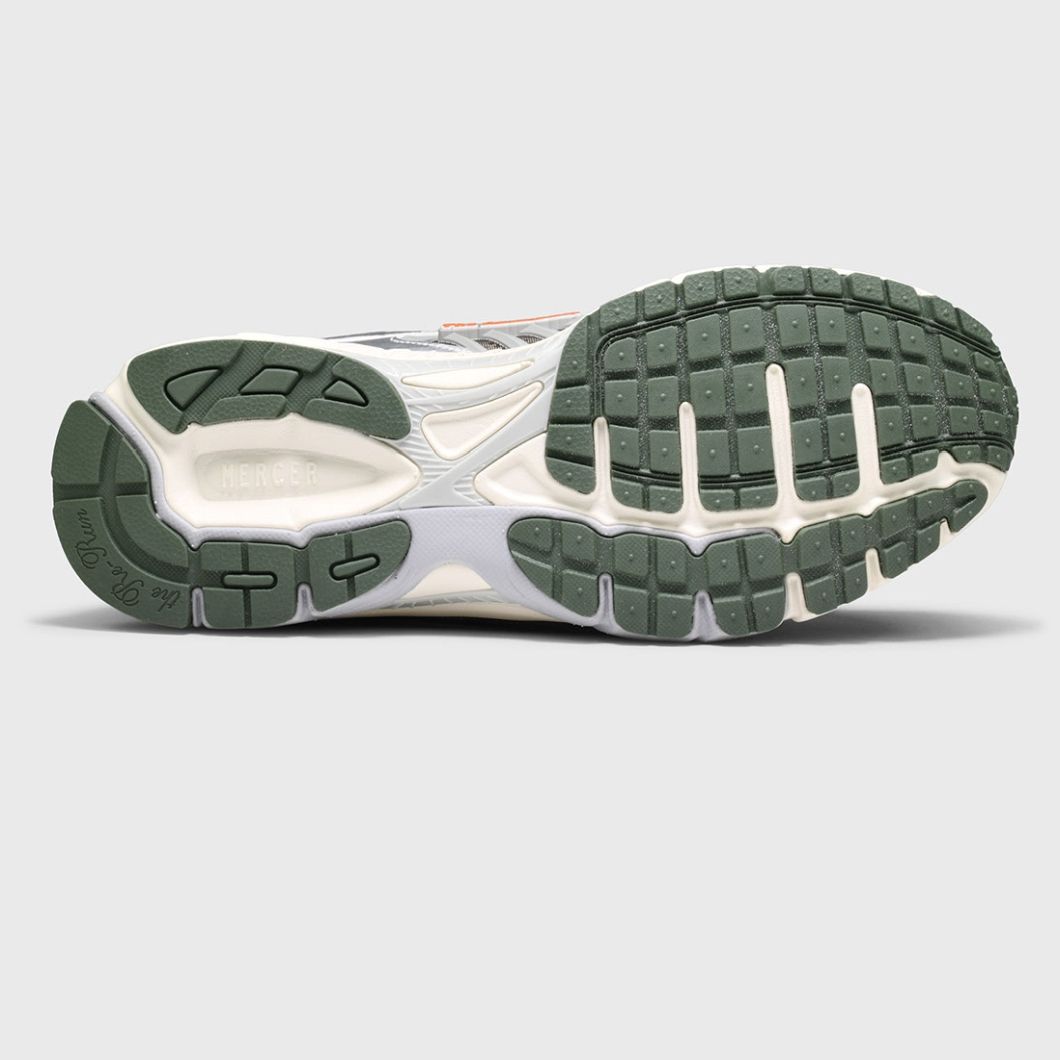 The Mercer Brand The Re-Run Evo Sneaker Grijs/Groen/Beige