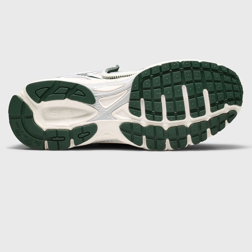 The Mercer Brand The Re-Run Baseball Sneaker Wit/Groen