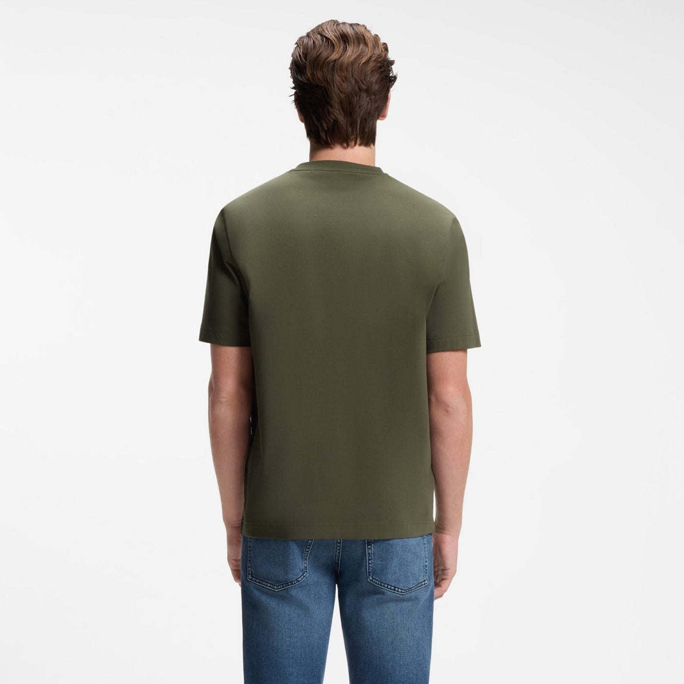 Boss Tchup T-shirt Donker Groen