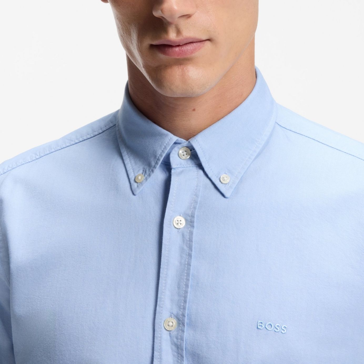 Boss Rickert Overhemd Licht Blauw