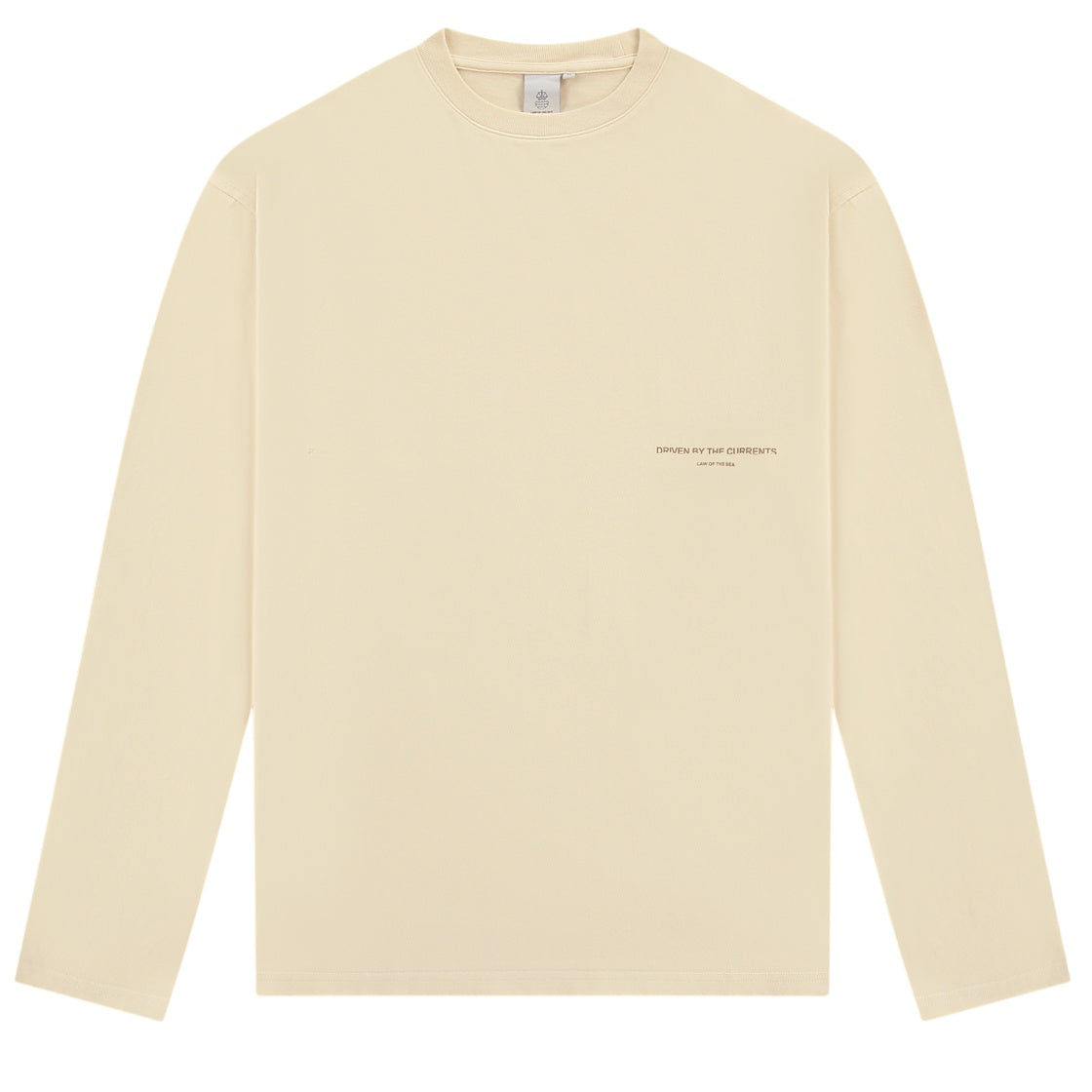 Law of the Sea Thaumas Garment Dye Longsleeve T-shirt Off White