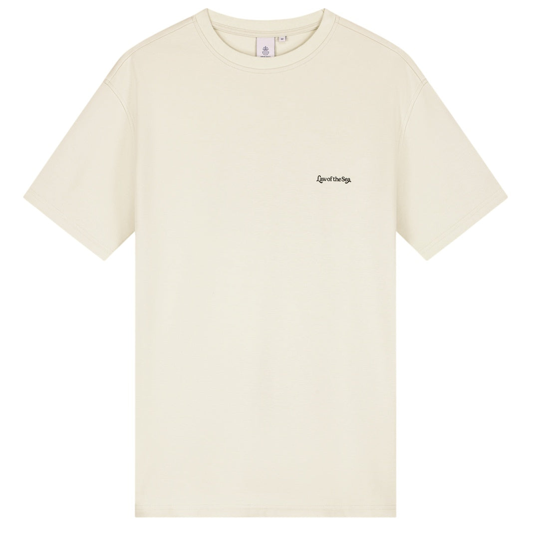 Law of the Sea Life Flow Artwork T-shirt Off White