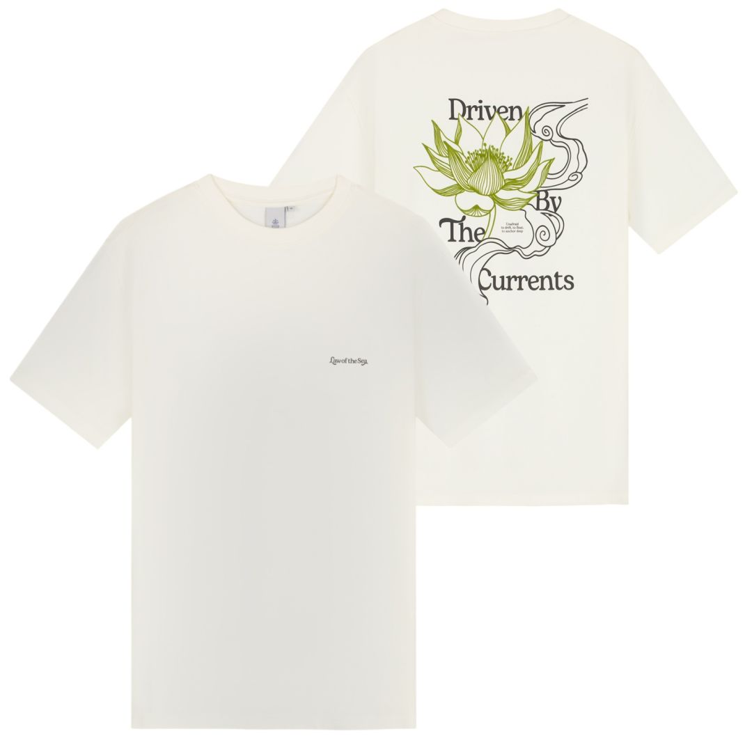 Law of the Sea Anchored Artwork T-shirt Off White