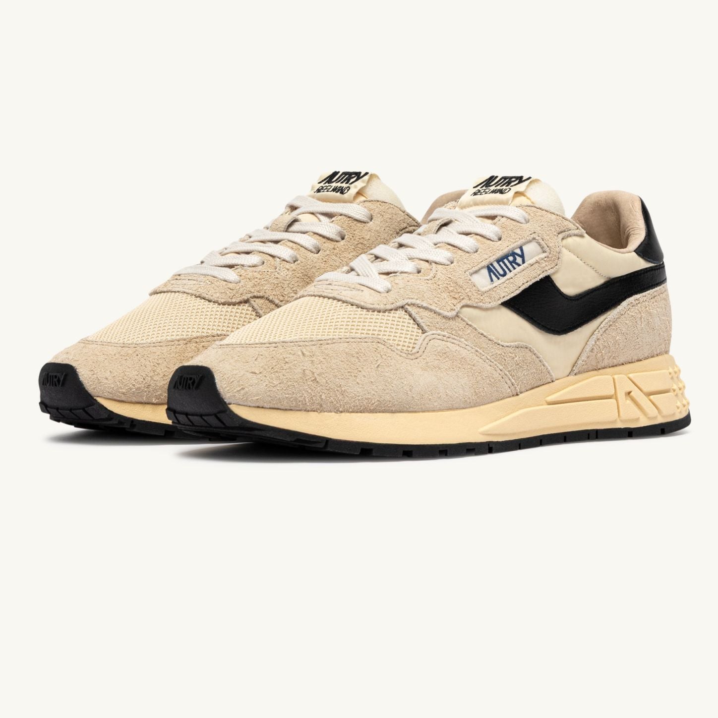 Autry Reelwind Low Sneaker Beige/Zwart