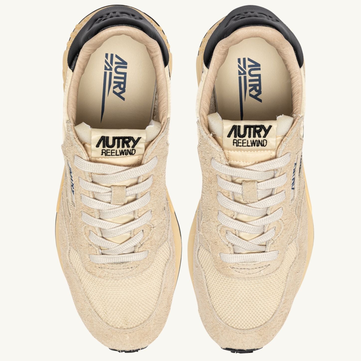 Autry Reelwind Low Sneaker Beige/Zwart