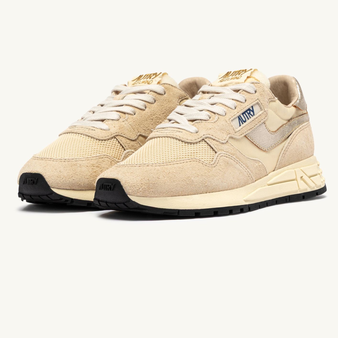 Autry Reelwind Low Sneaker Beige/Zilver