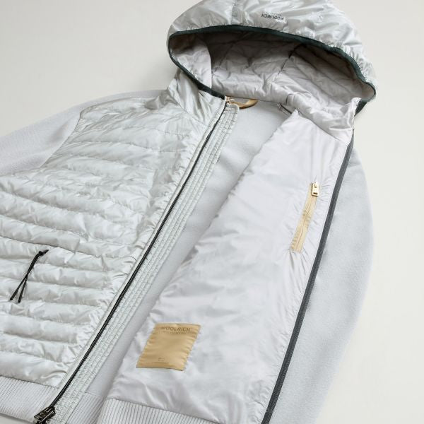 Woolrich Allen Hybrid Jack Grijs