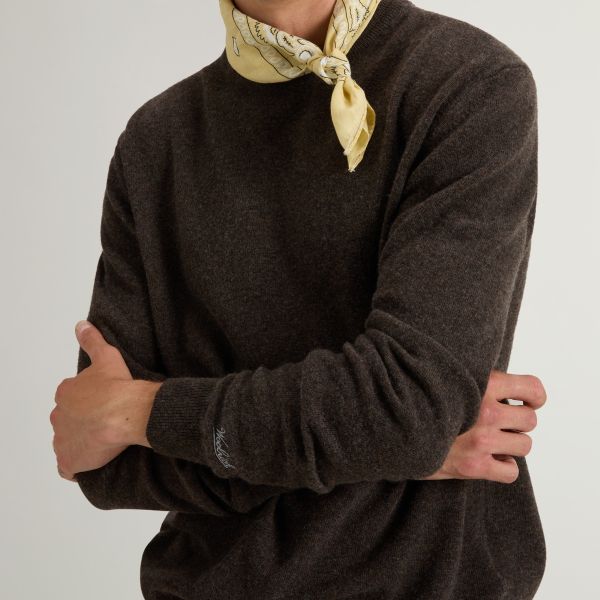 Woolrich Lambswool Sweater Bruin