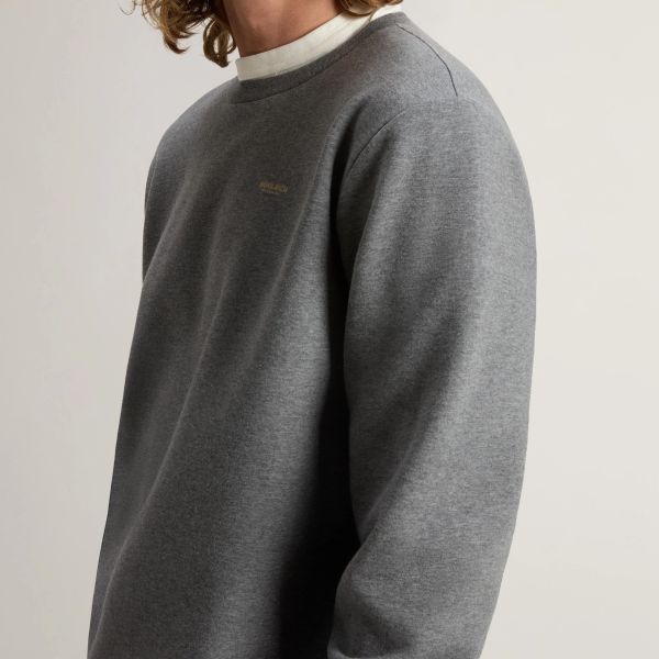 Woolrich Logo Interlock Sweater Grijs