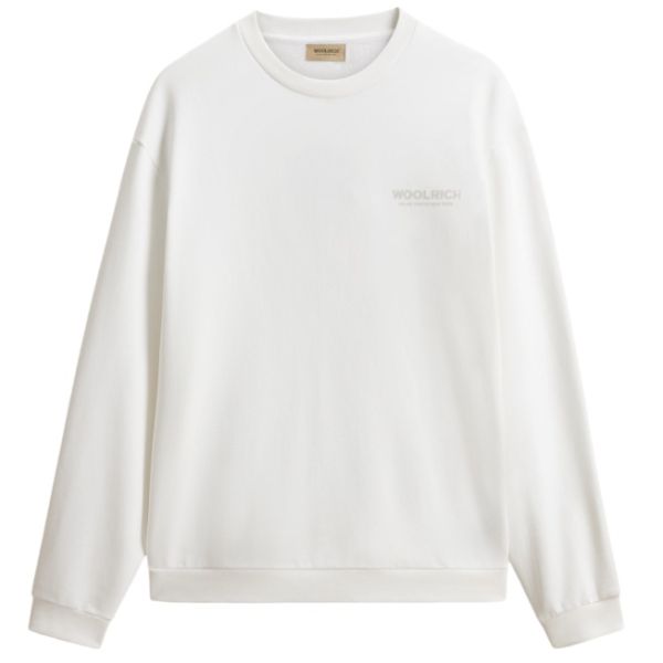 Woolrich Marco Logo Sweater Wit