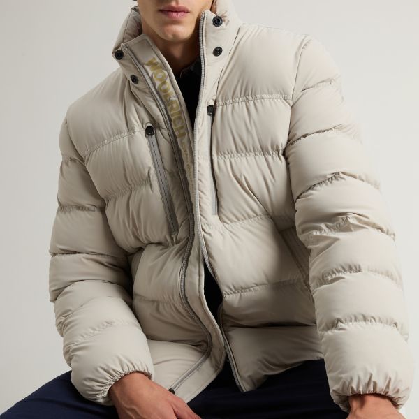Woolrich Matt Stretch Puffer Beige