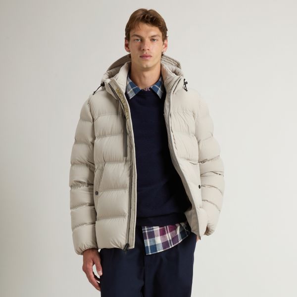 Woolrich Matt Stretch Puffer Beige