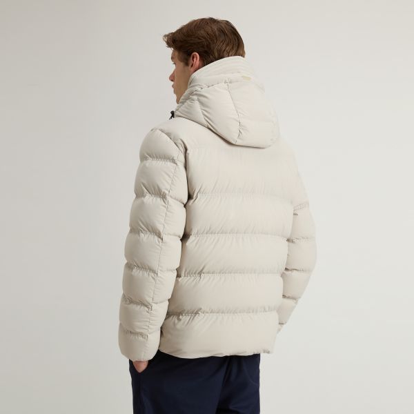 Woolrich Matt Stretch Puffer Beige