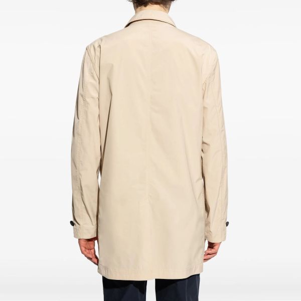 Woolrich New City Car Coat Off White