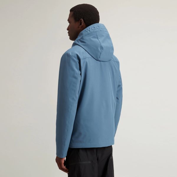 Woolrich Pacific Soft Shell Jack Blauw