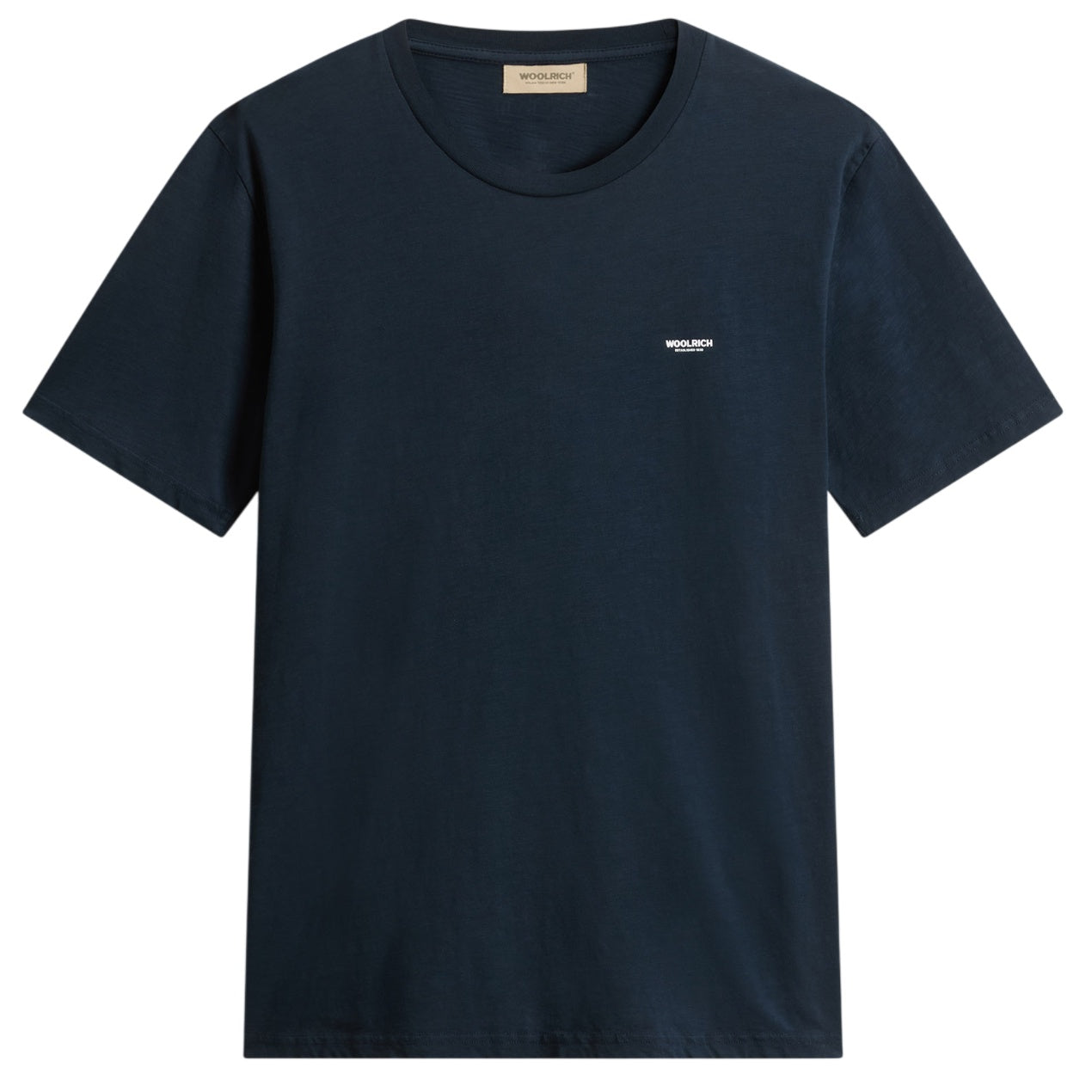 Woolrich Slub Logo T-shirt Navy