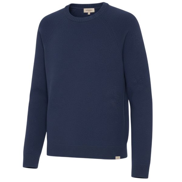 Woolrich Wool Cash Sweater Navy