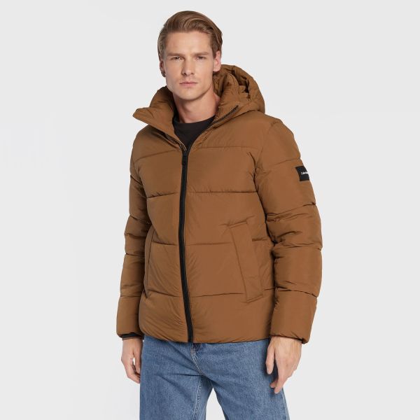 Calvin Klein Crinkle Puffer Bruin