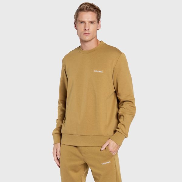 Calvin Klein Micro Logo Sweater Bruin