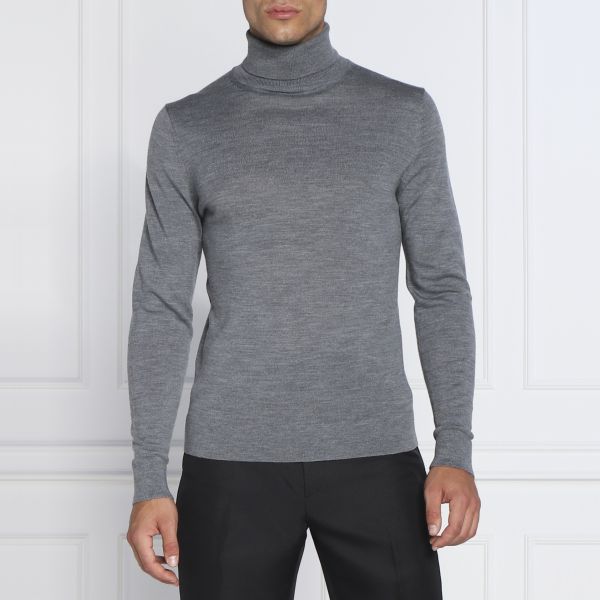 Calvin Klein Turtle Neck Sweater Grijs