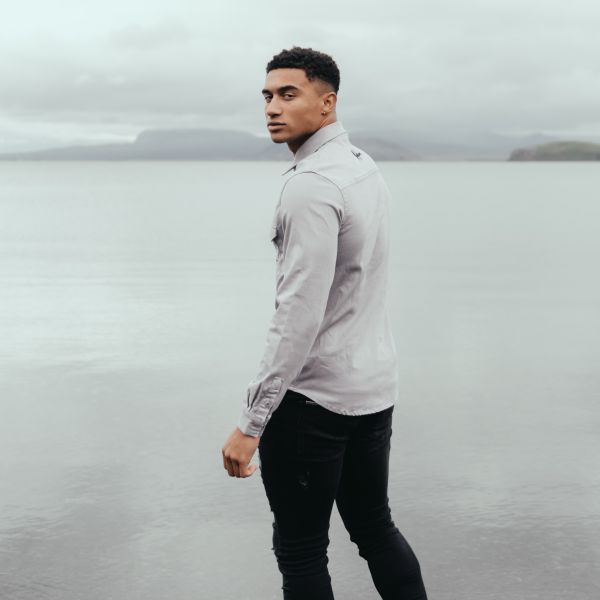 Malelions Jake Overhemd Grijs