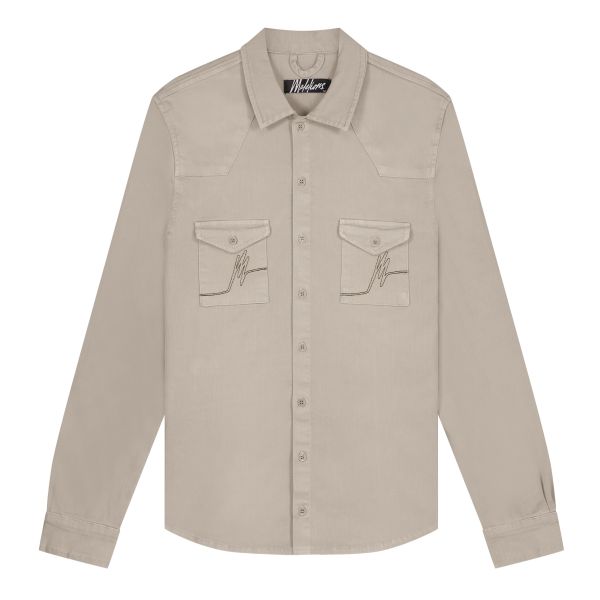 Malelions Jake Overhemd Grijs