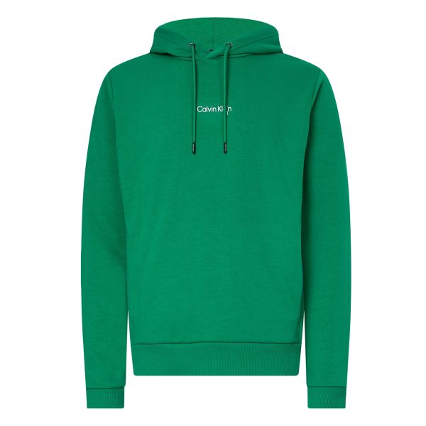 Calvin Klein Interlock Micro Logo Hoodie Groen