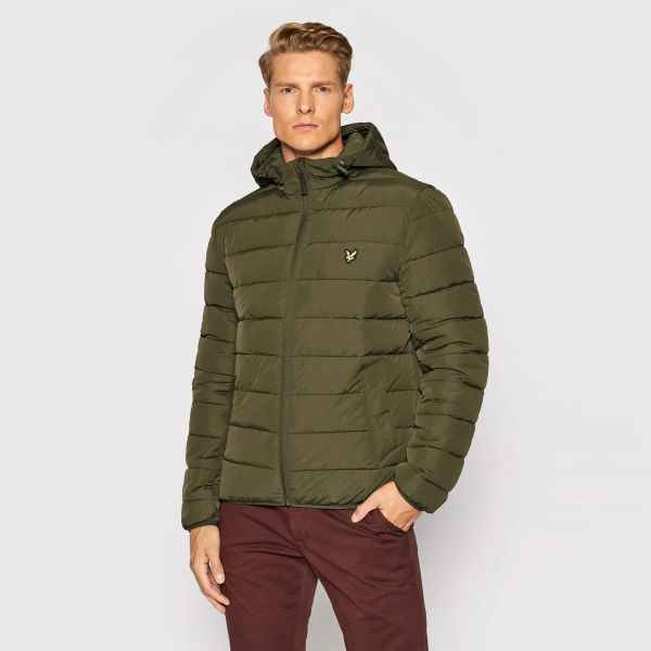 Lyle & Scott Puffer Donker Groen