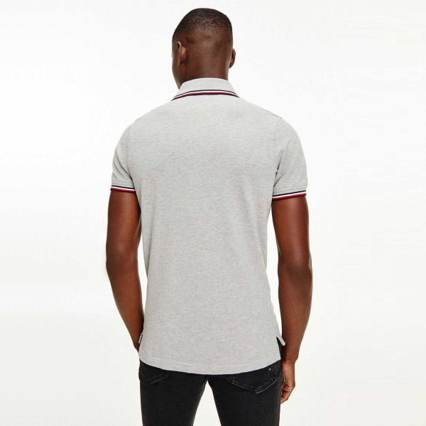 Tommy Hilfiger Tipped Polo Grijs