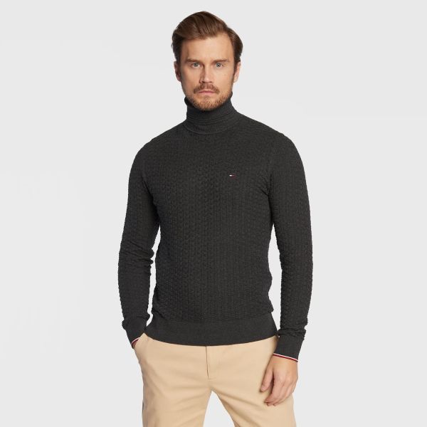 Tommy Hilfiger Turtle Neck Sweater Grijs