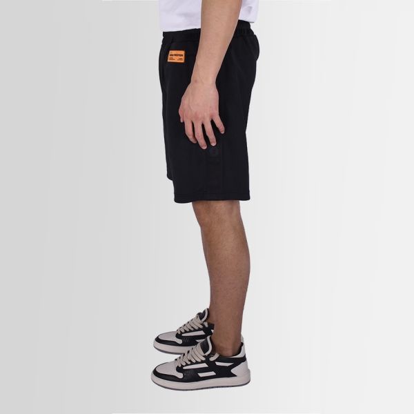 heron preston logo korte broek zwart
