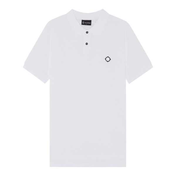 Mastrum Pique Polo Wit