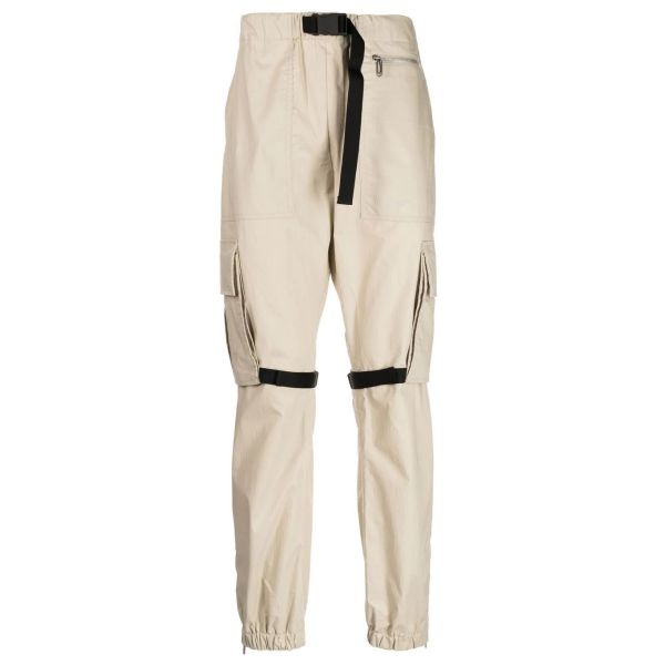 Off-White Diagonal Tab Cotton Cargopants Beige