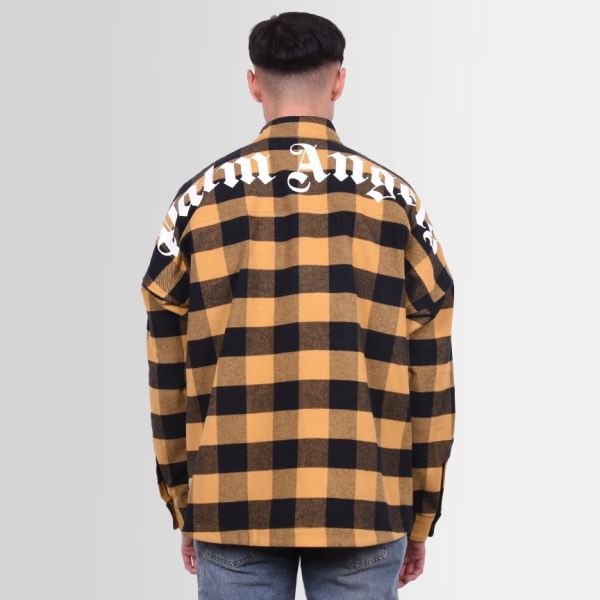 Palm Angels Classic Logo Overshirt Goud