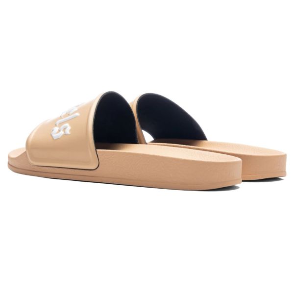 Palm Angels Pool Slippers Beige