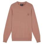 Lyle & Scott Cotton Crewneck Sweater Roze