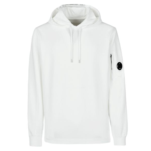 CP Company Light Fleece Hoodie Wit