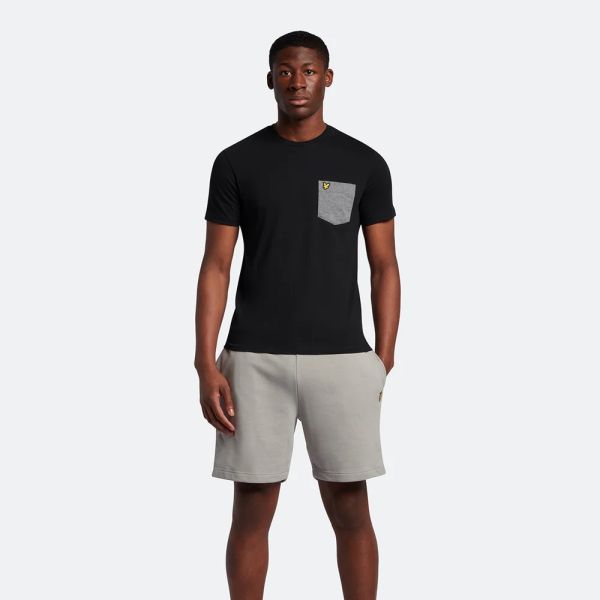 Lyle & Scott Contrast Pocket T-shirt Zwart